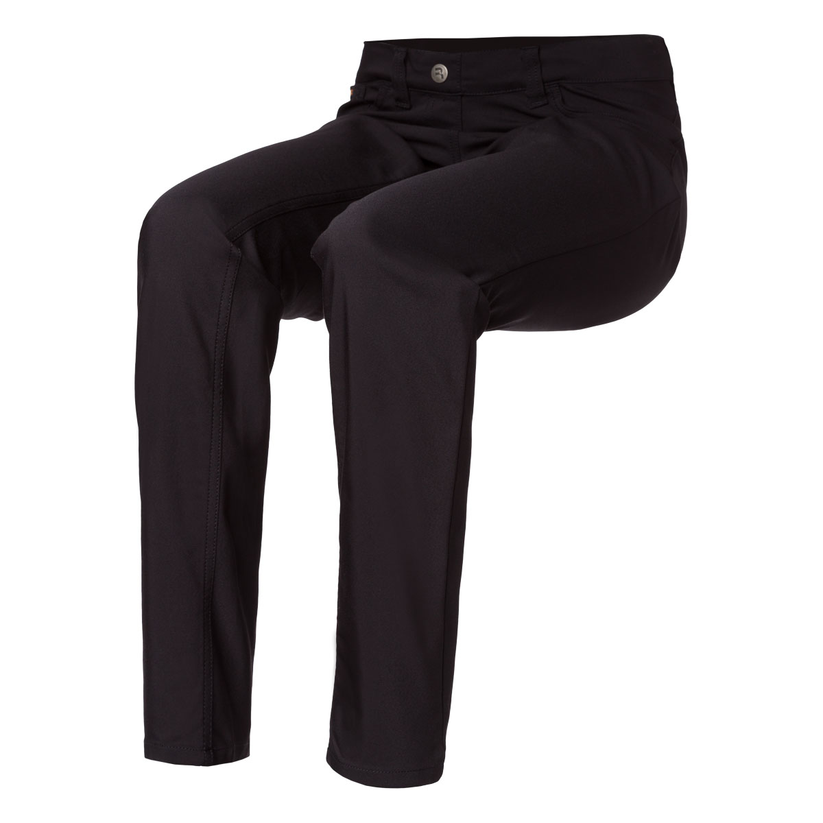 Schwarze Damen SchlupfHose für Rollstuhlfahrerinnen aus Techno Stretch  Rolling Pants 